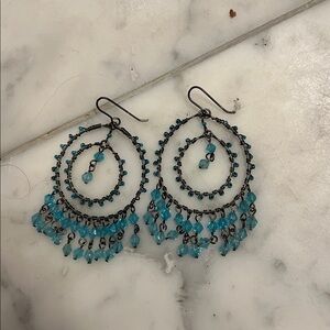 FINAL PRICE: Beaded Chandelier Earrings